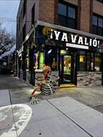 BAR-RESTAURANT FOR SALE IN ASTORIA NY. 1, 700 SF Mexican style restaurant-bar, with liquor license, offers a festive atmosphere with delicious Mexican food, craft cocktails and a variety of tasty dishes, from enchiladas to tacos. With kid-friendly options, free parking and a cozy atmosphere, it&rsquo;s perfect for family outings or lively gatherings. Brunch, lunch or dinner menu with excellent service and creative presentations that really impress. YA VALIO! Mexican restaurant is a Steinway Street Astoria hot spot, for great dishes, cocktails and DJs on the weekends to dance late into the night. Basement has 2 cold storage areas. 5-year lease w/5-year option. Rent is 8, 700/month.