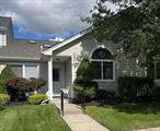 Most sort after townhouse in entire community all on one floor! 2bd 2full bath, EIK, dining room, living room, and den. CAC right on the professionally landscaped 9-hole golf course. Walking distance to golf course and club house. Community living at its best with not one but two clubhouses, brand new pickleball courts, tennis, bocce, racquetball, billiards, library, basketball courts and so much more. This is the only community that offers two indoor heated pools year-round, jacuzzi, saunas, two gyms, two party rooms for all your celebrations along with 24/7 gated security! You are not just buying a home, you are buying into a wonderful new life filled with events, clubs, and new friends.Additional Assessment fees. Being sold as is.