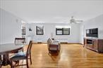 This upper-level, 2-BR home offers an abundance of natural light and charm. Enjoy the hardwood floors and 7 oversized windows, creating a bright and airy atmosphere.  Spacious Living Room with a view of the open breakfast bar. Fully-Equipped Kitchen is modern featuring a D/W, in-unit washer-dryer, granite countertops, and plentiful cabinetry alongside a pantry closet. The corner primary BR comfortably accommodates a king-sized bed and furniture, with two windows. The second BR is versatile, fitting a queen-sized bed or serving as a cozy study or den. In addition to 5 closets, the enormous attic that spans the size of the apartment provides fantastic storage space. Maintenance covers electricity, heat, hot water and real estate taxes. Set back on the grounds, this serene upper-level unit offers wonderful views of the beautifully landscaped courtyard. Two cats permitted, sorry no dogs  Convenient Transportation: easy access to the Q16 and express bus QM20 & LIRR to Manhattan.