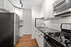 Welcome to this neat, bright one bedroom coop rental. This is a well cared for apartment with pristine wood floors, modern fixtures, efficient kitchen with handsome subway tile and great storage, a large full bathroom with window, a hall full of closets and a double exposure bedroom with closet that faces the serene street. Close to everything for convenience but far enough away to be a quiet space.Building well cared for with an on site super, laundry in basement. Close to busses, trains, airports and all retail conveniences nearby. Don&rsquo;t miss this!*Board approval required *Furnished photos are virtually staged
