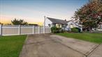 This charming 3 bedroom, 1 bath ranch sits on an oversized lot, offering plenty of space and possibilities. The home features a semi finished basement for added versatility, along with a sunny Florida room that provides extra space to relax and enjoy during the warmer months. The house is equipped with gas cooking and oil heat, blending convenience with traditional comfort.While the interior is dated, it has been well maintained making it a great opportunity for first time buyers looking to personalize their space. For those seeking a larger project, the expansive lot also presents the perfect canvas to build new.Located on the northeast side of Hicksville, this home is nestled near the borders of Syosset and Plainview, within walking distance of shopping, and offers very easy access to major highways adding to its convenience and desirability.