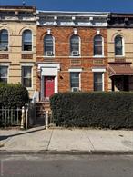 Large 2 Family Brick, attached. 3 Bedrooms Over 2 Bedrooms with Full Finished Basement. Top floor 3 bedroom with 1 bath. Large size bedrooms. Lots of windows giving the unit an array of sunlight. First floor unit has 2 bedrooms with 1 bath, living room and dining room. Lot size:19.5X120 and building size 19.5X50. Full finished basement with backyard space for entertaining, etc. A lot more to offer. Schedule your appointment today.