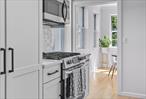 This unit is not to be missed! A fabulous opportunity to own a sunny and spacious corner unit in one of Larchmont&rsquo;s premier doorman buildings- with assigned parking! The entire apartment was fully renovated in 2022, and no detail has been left undone. This spectacular unit features beautiful moldings and trim, abundant closet space, refinished hardwood floors, high ceilings and lots of natural light. Features include an entry foyer, bright, designer kitchen with stainless steel appliances, quartz counters, and shaker cabinets, and a beautiful dining room with windows on two sides. The bright and spacious bedroom with walk in closet is an ideal private suite. The renovated bathroom exudes luxury and function. The building has a large lovely lobby, multiple laundry rooms, storage and even a workout room. Enjoy a lifestyle of convenience and comfort at the 16 N. Chatsworth, just steps to the train and village shops. Additional 24-hour street parking available to building residents for $25.00-year.
