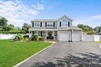 Welcome to this beautiful 4-bedroom, 2.5-bath colonial tucked away on a quiet cul-de-sac in East Islip. Featuring a spacious layout, finished basement, and modern updates, this home blends comfort and style throughout.The updated kitchen offers modern appliances and plenty of storage. A formal living room and dining room with updated flooring create a warm, inviting space, while the cozy den with fireplace and recessed lighting is perfect for relaxing. The primary suite includes two walk-in closets and a private bath, with three additional bedrooms providing flexibility for family, guests, or a home office.The finished basement with plush carpeting provides a great space for entertaining, recreation, or movie nights, while recessed lighting brightens the entire home.Step outside to your own private retreat with a semi-inground pool, Trex decking, landscaped grounds, and privacy trees. The backyard is perfect for entertaining, whether hosting summer parties or enjoying quiet evenings outdoors.This move-in ready colonial offers everything youâ€™ve been looking for!