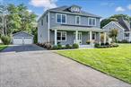 Serenity Meets Sophistication in East Moriches - Discover timeless elegance and modern comfort in this impeccably maintained Colonial home at 14 Culver Lane, East Moriches. Nestled on a pristine .71-acre lot, this 2, 600 sq. ft. residence offers 4 bedrooms and 2.5 beautifully appointed baths. The open-concept floor plan is thoughtfully designed to blend sophisticated style with everyday functionality. At the center of the homeâ€™s effortless elegance&#160;is an oversized chef&rsquo;s kitchen. It boasts stainless steel appliances, luxurious Carrara marble countertops, a large farm sink, and crisp white shaker-style, soft-close cabinets. The kitchen flows seamlessly into the expansive common living area, with an adjacent den/office and a formal dining room featuring decorative woodwork. All 4 bedrooms are located on the second floor, along with a convenient laundry room and a newly renovated full bath. The large primary suite is a true retreat, appointed with elegant French doors, with 2 separate custom closets, and a spa-like ensuite bath with a double vanity and an expansive walk-in shower. This home showcases upscale craftsmanship throughout, from the custom window treatments and oak hardwood floors to the oversized base moldings. The spacious lower level is ready for your personal touch, with 7&rsquo;10 high ceilings, Energy Star insulation, additional washer/dryer and egress windows. Outdoor living is a dream with the new pool, complete with a water feature wall, sun pad, and a slide for endless fun. The serene, fenced yard also offers multi-zone irrigation, a sun-filled deck, and a stone patio perfect for a firepit. A 2-car, temperature-controlled, detached garage with extra rear storage provides ample space for hobbies or yard equipment. This stunning property offers the perfect blend of luxury and comfort, all while being conveniently close to shopping, transportation, and beautiful local beaches. A recent inspection report is available upon request.