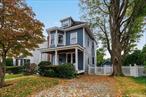 Welcome to 172 Bradley Road, Scarsdale!This picture-perfect Victorian in the heart of Edgewood, Scarsdale blends timeless charm with modern updates. Conveniently located near schools, shops, parks and public transportation, this home offers the best of convenience and character.The sun-filled main level features high ceilings, hardwood floors, a living room with detailed moldings, formal dining and a spacious renovated kitchen. Upstairs offers a primary suite with en-suite bath and large closet, two additional bedrooms, and a full hall bath. The finished third floor includes a fourth bedroom plus office space. The walk-out basement provides a powder room, playroom/exercise area, laundry, mechanicals, and storage. Outside, the fully fenced backyard with mature plantings is perfect for play and entertaining.Move-in ready and waiting for its next happy homeowners! Finished recreation room of 517 square feet not included on the total square footage.