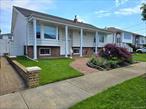 This impressive Howard Beach home offers over 3, 000 sq ft of living space on a 6, 000 sq ft lot, combining size, comfort, and style in a prime location. Properties with this much interior space and a lot this large rarely come to market, making this a truly special opportunity.A semi-circular brick walkway with a landscaped center garden creates a welcoming first impression. Inside, a bright and airy chefâ€™s kitchen serves as the centerpiece of the home. It features quartzite countertops, a marble backsplash, a double-layer waterfall island, a custom decorative hood, pull-out pot drawers, a double-drawer dishwasher, and stainless steel appliances. Designed with both beauty and functionality in mind, the kitchen provides easy access to a spacious back deck overlooking a large backyard with white PVC fencing throughout, a patio, lawn, and a storage shed â€” ideal for entertaining or enjoying outdoor living.Down the hall, the first stop is a full bathroom with a jetted tub. The primary suite follows, offering bay windows, two closets, and a private en-suite bathroom. Two additional bedrooms, each generously sized with excellent closet space, provide plenty of room for comfort and flexibility. All bedrooms on the main level are well-proportioned and airy, making the entire floor feel open and inviting. Gleaming hardwood floors throughout enhance the sense of space and flow.The fully finished lower level adds over 1, 500 sq ft of living space with modern grey wood-look tile floors for a sleek, contemporary feel. This level includes a bedroom, a separate full bathroom with marble accents, a laundry room, multiple storage closets, and a large open-concept area with direct access to the backyard. A full pull-down attic provides additional storage, and a private driveway offers off-street parking.With its expansive layout, quality finishes, and a lot this size that is hard to find in Howard Beach, this home offers the space buyers are looking for.Owner is the listing agent and a New York State licensed real estate salesperson
