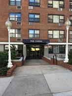 Welcome to Park Chateau in the heart of Kew Gardens! This cozy one-bedroom co-op offers great closet space and a comfortable layout. The building provides excellent amenities including a doorman, package room, and common laundry facilities for your convenience. Ideally located just moments from the E & F subway lines as well as the LIRR, youâ€™ll enjoy easy access to Manhattan and beyond. A perfect opportunity to own in a well-maintained, full-service building with everything you need right at your doorstep.