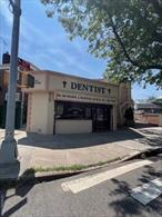 Dental/Medical Office for lease in a very high traffic location. Put your business in the center of town on a busy intersection of Francis Lewis Blvd + Utopia Parkway. Former dental office w/ 4 dental chairs and all fixed equipment. Reception and waiting areas, finished small private office, and 2 bathrooms. Easy street parking, on major bus routes.5 year lease with 2.5% increase each year. Rent does not include utilities. Tenant responsible for electricity, HVAC, water & increase in base year real estate taxes.