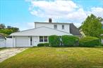 Lovingly Maintained/Town of Hempstead/Oversized Lot. Freshly painted and ready for its next chapter. This classic Levitt-style home is full of charm, SPACIOUS and has future potential. The property offers flexibility for both end users and builders alike, with an irregular lot size, that stretches approximately 140 feet deep. From the moment you enter through the charming mudroom, you&rsquo;ll appreciate the warmth and generous layout this home offers. The main level features the eat-in kitchen that opens to a formal dining room and an expansive living room, perfect for entertaining. A bonus oversized den offers flexible space for a playroom or den. Also on the main floor: a primary bedroom, a second bedroom and a full bath. Lastly, convenient entry to the attached garage and access to a large backyard through sliding doors in living room, ideal for gatherings or quiet outdoor time. Upstairs, you&rsquo;ll find three exceptionally spacious bedrooms and another full bath. Plenty of room to grow or reimagine the layout over time.Set on an oversized, flat lot, a beautiful backyard. This home offers room to grow, both inside and out. Whether you&rsquo;re looking to move right in or update at your own pace, this property delivers space, comfort and value.