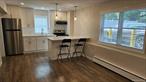 Perfectly renovated one bedroom apartment in the heart of the Town of Cornwall. Open living room/kitchen with bar seating and stainless appliances. Large bedroom with spacious tile bathroom and walk in shower. Walk in closet has built in shelving and drawers, stackable washer/dryer in closet as well. Two car garage with plenty of space, in addition to free street parking. Tenant pays electric and internet, Landlord pays water, sewer, and snow plowing. Close to everything our area has to offer: coffee houses, restaurants, Hudson River and hiking trails. 15 minutes to West Point and easy access to 9W.