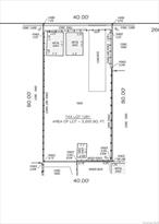 Vacant Lot for lease 40x80 with curb cut FENCED IN for LEASE
