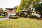 Lovely split level home located in Seaford Manor. Beautiful oak floors through out. Fabulous expanded great room 15&rsquo; x 30 with brick, wood burning fireplace. Spacious kitchen extended 9&rsquo; for sunny breakfast room or dining area, 4 bedrooms and 3. full baths. Arched windows, spacious deck and private yard.