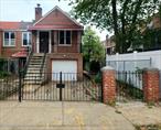 This solid brick, semi-detached, 2 family with finished basement, garage, and driveway, is located in Laconia section of the Bronx. First unit has 2 large bedrooms, living room, kitchen, dining room, and bath. Second unit has large bedroom, living room, dining area, second bedroom, kitchen, and bath. The basement is beautifully finished in ceramic tiles and hardwood floors with 1 room and bath. The property is fenced all around with deck in the back that has stairs leading to huge concrete backyard. New boiler installed in 2018, renovated basement, new front porch with 1st floor awning, and work done on roof in 2019. New windows install in 2021 and new oil tank installed in 2022. This home is well built, kept up to date, and will serve as a great investment to the new owner.