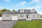 Welcome to this beautifully totally renovated Cape-style home, located in the West Babylon Area. Boasting 5 generously sized bedrooms and 3 full bathrooms, this residence has been thoughtfully renovated throughout, offering turnkey living in a peaceful suburban setting. Step inside to discover a sun-filled interior featuring an open and versatile floor plan, perfect for both everyday living and entertaining. The heart of the home includes a modern kitchen with sleek finishes, custom cabinetry, and premium stainless steel appliances. The home features a brand-new roof, siding, windows, The modern eat-in kitchen boasts quartz countertops, a center island, and stainless steel appliances, creating a perfect space for both cooking and entertaining. Hardwood flooring flows throughout the home, adding to its charm. Master Bedroom Suite w/ ose and full bath. Additional highlights include 3 new full bathrooms, a detached one-car garage, new driveway to accommodate lots of parking spaces. Full finished basement. With all new floor coverings and everything in mint condition, this home is truly move-in ready. Conveniently located near shopping, transportation, and major roadways, this property offers the best of suburban living. Donâ€™t miss out on this opportunityâ€”schedule your showing today!