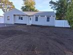 Beautiful, expanded Ranch Completely Renovated In Mint Condition Nothing To Do Like New, 5 bedrooms, 4 New Full Baths, New Ceramic Tiles, New Central Ac, New efficient heat pump. New Stainless-Steel Appliances, Won&rsquo;t Last!!!