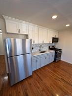Newly renovated 2-bedroom, 1-bath home located on a quiet residential block in St. Albans, Queens. This bright and stylish unit features recessed lighting, stainless steel appliances, and a sleek contemporary design throughout. Enjoy a spacious front yard, convenient parking, and the tranquility of a peaceful neighborhood. Ideally situated near shopping, public transportation, and local schools, this home offers the perfect balance of comfort, style, and convenienceâ€”ideal for small families or professionals seeking a move-in-ready rental in a prime Queens location.
