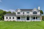 Welcome to this brand-new coastal retreat that epitomizes North Fork luxury. This exquisite property offers 4, 500 square feet of meticulously designed living space across three levels, including a full walkout basement. This home seamlessly blends upscale entertaining with relaxed everyday living. Stroll outside to your private oasis, where a 20 x 40 inground pool is the focal point, surrounded by an expansive patio, cozy fire pit, and lush landscaping. The 500 square-foot pool house enhances the outdoor experience with a wet bar, half bath, covered patio, and outdoor shower-ideal for rinsing off after enjoying your deeded Peconic Bay beach rights, located just moments away. Inside, high ceilings and open living spaces create a warm and inviting atmosphere. The gourmet kitchen is a chef&rsquo;s dream, while the 5 spa-inspired bathrooms and 4 generous bedrooms offer comfort and style. The walkout lower level provides versatile space, perfect for a home theater, gym, or guest suite. An attached two-car garage offers convenience and ample storage for beach or golf gear. Situated in the coveted Cleaves Point Community, this property is just one minute from the beautiful Islands End Golf Course and three minutes from historic Greenport Village. This location combines coastal serenity with village convenience, making it an ideal full-time residence or luxurious weekend escape. This rare North Fork find is now available for sale, offering a unique opportunity to own a piece of paradise in one of New York&rsquo;s most sought-after locations. Could be You!
