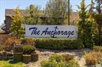Prime second floor, end unit. Waterfront living in the beautiful, gated Anchorage Condominium community. Peaceful waterfront views from your very own private deck! Amenities include Bay view in ground swimming pool, tennis and pickleball courts, bocce ball courts, shuffleboard, club house with kitchen, TV, billiard table, Dock space available for fee. Monthly maintenance of $524 includes gas heat, gas cooking, water, grounds maintenance, snow removal, 1 assigned parking spot.