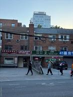 Exceptional opportunity in the heart of Downtown Flushing. This is Semi attached mixed use property offers prime visibility and versatility. First Floor is currently occupied as medical office. Second Floor is 3 bedrooms with 1. 5 bathroomThird Floor is 3 bedrooms with 1. 5 bathroom. Zoning R6, with generous Lot is 21.5 X 152. Please consult with your architect regarding additional buildable potential. Conveniently located just One block away from Main Street, where shopping, dinning, and services are all all centrally situated. Close proximity to the 7 train subway, LIRR and multiple bus lines ensure easy access to the city and beyond.