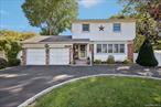 Pride of ownership shines in this custom 3-bedroom, 2.5-bath Colonial, offered for the first time by its original owner. Set on a quarter-acre, this home features a circular driveway, 2-car garage with interior access, and a very private fenced yard with maintenance free composite deck, covered porch, in-ground sprinklers, and paver patio; ideal for a fire pit. Inside. Escape to a sunken den with skylight with blinds, high ceilings, wood-burning fireplace, and a door leading to a covered porch. Kitchen with custom made cabinets, work island, pantry, desk and stainless appliances. Open dining room with Pella sliders leading out to the deck and enjoy your breakfast bar; great for extra seating area or buffets. The finished basement offers an area for cooking, a full bath, its&rsquo; own thermostat and an outside entranceâ€”ideal potential for extended living or entertaining. High efficiency 3 year old gas burner, 4 ductless units that can heat and cool, Andersen windows, and thoughtful updates throughout add comfort and value. Close to parkways, LIRR, shops, parks, and Huntington Villageâ€™s restaurants, nightlife, and events. This well-maintained Colonial is ready to welcome you and make this your dream home.