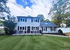 Welcome to 37 Lake Grove Blvd in Centereach, NY! This charming single-family home offers 2, 100 square feet of inviting living space, designed for both comfort and style. With four bedrooms and three bathroomsâ€”two full and one halfâ€”this residence beautifully blends classic charm with modern elegance.As you enter, you will be impressed by the newly updated kitchen, which features beautiful wood cabinets with soft-close drawers, stunning quartz countertops, under-cabinet lighting, and a chic subway tile backsplash. This kitchen will make every meal a joy to prepare, and the exquisite 12x24 porcelain tiles add a touch of sophistication that is both functional and stylish.Donâ€™t miss the chance to fall in love with this enchanting propertyâ€”your dream home awaits!Stepping into the heart of the home, youâ€™ll find a stunning 24x24 great room featuring soaring ceilings and an electric fireplace, creating the perfect ambiance for entertaining friends or enjoying cozy nights indoors. Gorgeous hardwood floors flow throughout the space, leading you into the expansive master suite, which includes its own charming wood-burning fireplaceâ€”a perfect retreat! Additionally, the finished basement provides even more space for recreation or storage, making it as functional as it is stylish.Set on nearly half an acre of fenced property, this home offers plenty of room to unwind outdoors. It also features off-street parking for two vehiclesâ€”convenience at its finest! Heating is provided by an efficient baseboard oil system, and the kitchen comes fully equipped with essential appliances, including a dishwasher, dryer, freezer, microwave, range, refrigerator, and washer.Donâ€™t miss this opportunity to make this warm and welcoming home yours, all in a fantastic Centereach location! Come and see it for yourself!