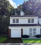 Welcome home to this beautiful and sought-after End Unit townhouse in Coventry Manor. This 3 bedroom, 2 bathroom, 2-story home features a ground floor with roomy primary bedroom, large living room with fireplace, dining room, kitchen, laundry area, pantry, entry closet, garage and soaring cathedral ceilings. The second floor boasts a balcony area, 2 bedrooms, a spacious full bathroom and attic storage. Plus, add to all this a wraparound private deck that nuzzles the Pine Barrens. New floor in bedroom, freshly painted, luxury flooring throughout, ceramic tile in kitchen and bathrooms, newer oil burner and roof, and all the amenities of Coventry Manor, which includes pool, playground, clubhouse, tennis, basketball and services such as social activities, landscaping, trash removal, recycling and snow shoveling and plowing.