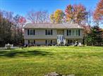 Escape to peace and privacy in this beautifully maintained 3-bedroom, 3-bath bilevel home on 3.25 wooded acres at the end of a quiet dead-end road in Wurtsboro, NY. This spacious residence combines modern updates with comfortable country living just minutes from NYS Route 17 and only 75 miles from the George Washington Bridge. The sunlit main floor features a modern kitchen with quartz countertops, stainless steel appliances, and an open flow to the dining area, where sliding doors lead to a large deck perfect for entertaining or relaxing with nature views. The primary bedroom includes a Juliet balcony offering a private outdoor retreat. The lower level adds great additional living space with a finished family room or den complete with a closet, ideal for guests, a home office, or media room. Step outside to enjoy two decks and the tranquility of your private acreage. Enjoy nearby outdoor recreation at the renowned Basha Kill Wildlife Area, plus easy access to Bethel Woods Center for the Arts, Resorts World Catskills, and charming local shops and eateries. This home blends modern comfort and country serenity in a convenient, commuter-friendly location.