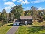 Set on a beautiful, gently rolling acre with distant views, this inviting three bedroom Colonial offers a perfect blend of comfort and convenience. Light-filled rooms, gleaming wood floors, and a freshly painted interior create a warm and welcoming atmosphere throughout. The homeâ€™s flexible layout provides extra space for guests, home office, or playroom, adapting easily to your needs. Enjoy the peaceful setting with a rambling lawn perfect for outdoor play and entertaining. Additional highlights include a whole-house generator, central ac, two car garage and a prime location close to park, restaurants and commuter routes.