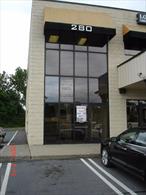 updated second floor office in well maintained shopping center. Security cameras, ample parking, great exposure, handicap accessible