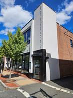 Approximately 434 Rentable SF of office/retail space, $800 per month, 4% above base year taxes, 11% of utilities. Single open office layout with small kitchenette.