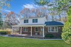 Welcome to this expanded 3-bedroom, 3-full-bath Cape offering 1, 978 sq ft of living space on a flat .24-acre lot in the Sachem School District. This home features a brand-new 25-year roof with a transferable warranty, all-new gutters, soffits, and leaf guards. The primary bedroom includes a full walk-in closet and private bath. Enjoy a beautiful coffered ceiling in the den and hardwood floors throughout.The updated kitchen offers modern appliances, and the tankless Insta hot-water heater provides maximum efficiency. The home also boasts hard-to-find full natural gas, Trex front decking for low-maintenance outdoor living, and the convenience of two sets of washer/dryers.A finished basement with an outside entrance adds flexibility, along with front and back sprinklers and an oversized driveway perfect for a boat or RV. An extension built in 2010 (sold as-is) provides even more space and future potential.With low taxes and meticulous upkeep, this home is truly move-in ready.
